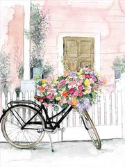 DOG283 - Flower Bicycle I - 12x16