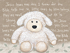 ALP2732 - Jesus Loves Me Little Lamb - 16x12