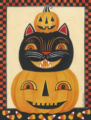 BER1498 - Cat and Jack O'lanterns Stack - 12x16