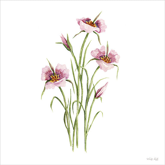 Cindy Jacobs CIN4365 - CIN4365 - Mariposa Botanical - 12x12 wildflowers, lavender petals, floral watercolor, botanical print, spring blossom, vertical bouquet, garden art from Penny Lane