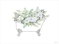 CIN4370 - Floral Bathtub - 16x12