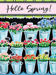 ET583 - Hello Spring Flower Pails - 12x16