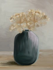 FEN859 - Dried Blooms in Blue - 12x16