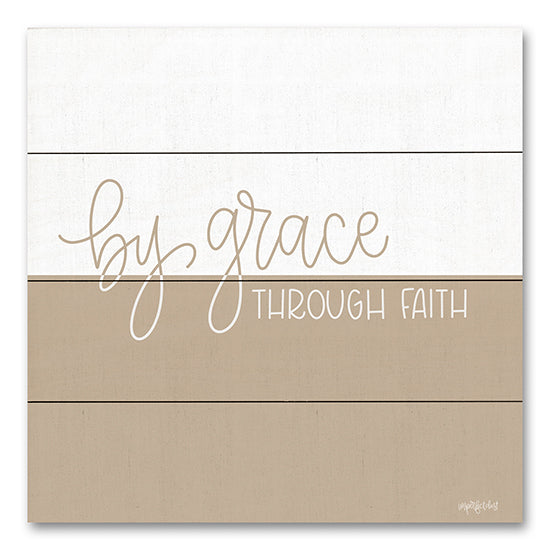 Imperfect Dust DUST891PAL - DUST891PAL - By Grace - Through Faith     - 12x12 By Grace, Through Faith, Religious, Typography, Signs from Penny Lane