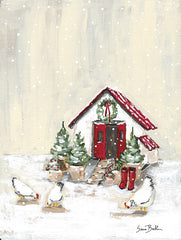 BAKE323 - Farmhouse Christmas Chicken Coop - 12x16