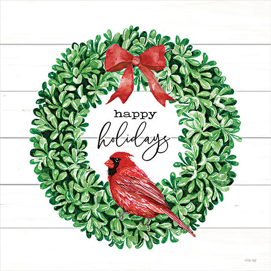 Cindy Jacobs Licensing CIN3995LIC - CIN3995LIC - Happy Holidays Cardinal Wreath   - 0  from Penny Lane