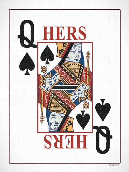 Cindy Jacobs CIN4173 - CIN4173 - Queen - Hers - 12x16 Cards, Queen of Spades, Game Room, Card Games, Hers, Typography, Signs, Textual Art from Penny Lane