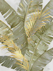 CTD141 - Touch of Gold Banana Leaves 2 - 12x16