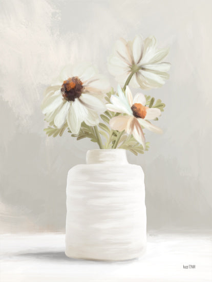 House Fenway FEN1067 - FEN1067 - Bespoken Daisies - 12x16 Flowers, Daisies, White Daisies, Spring, Spring Flowers, Vase, White Vase, Neutral Palette from Penny Lane