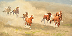 JGS585 - Running Horses - 18x9