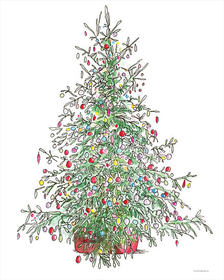 Kamdon Kreations KAM492 - KAM492 - Oh Christmas Tree    - 12x16 Christmas, Holidays, Christmas Tree, Ornaments, Decorated Tree from Penny Lane