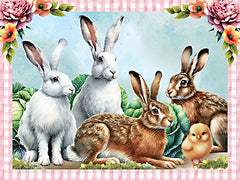 ND407 - Cabbage Patch Rabbits - 16x12