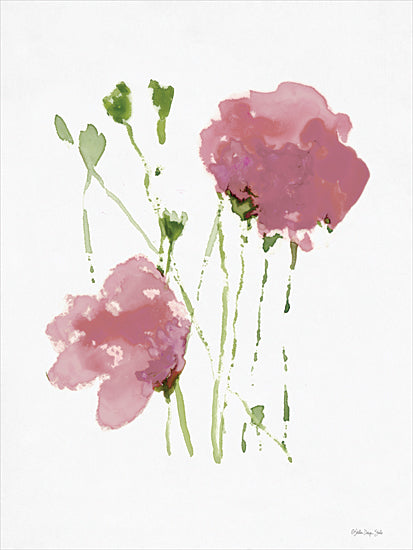 Stellar Design Studio SDS1306 - SDS1306 - Flower 1 - 12x16 Flowers, Pink Flowers, Stems, Abstract, Contemporary from Penny Lane