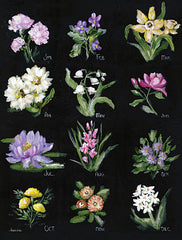 AH176 - Birth Month Flowers - 12x16