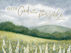 ALP2718 - With God Wildflowers - 16x12