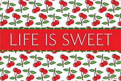 ALP2866 - Life is Sweet Cherries - 18x12