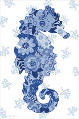 ALP2870 - Floral Seahorse - 12x18