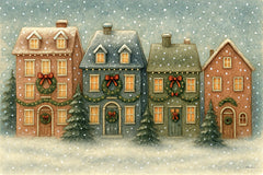 ANT266 - Christmas Village - 18x12