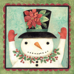 BER1542 - Snowman with Top Hat - 12x12