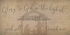 BOY779 - Glory to God - 18x9