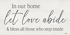 BOY804 - Let Love Abide     - 18x9