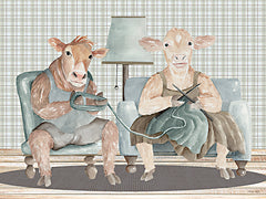 CIN4411 - Country Cows Knitting Duo - 16x12