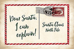 DOG351 - Dear Santa Postcard - 18x12