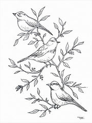 ET395 - Botanical Birds I - 12x16