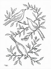 ET396 - Botanical Birds II - 12x16