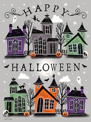 ET632 - Happy Halloween Spooky Houses - 12x16