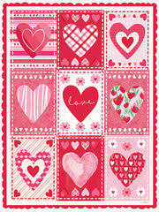 ET665 - Row of Hearts - 12x16