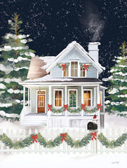 FEN947 - Winter Frost Holiday House   - 12x16