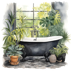 HK288 -  Bathtub Sanctuary 1   - 12x12