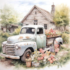 HK314 - Bloomin' Vintage   - 12x12
