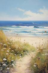 HK350 - Wildflowers by the Sea   - 12x18