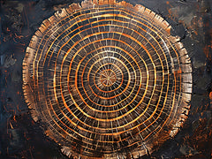 HK384 - Time's Compass   - 16x12