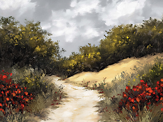Heidi Kuntz HK558 - HK558 - The Walking Trail - 16x12 Landscape, Path, Nature, Trees, Greenery, Seasonal, Brush Strokes, Painterly from Penny Lane