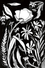 JM628 - Shadow Blooms IV - 12x18