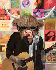 KAM1077 - Moo Record and Vinyls - 12x16