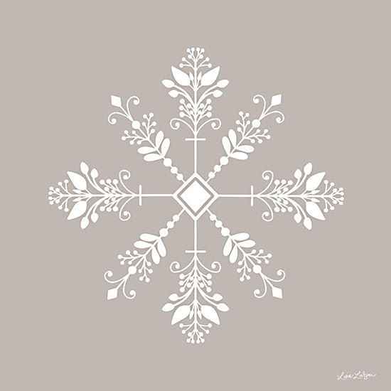 Lisa Larson LAR708 - LAR708 - Floral Snowflakes II - 12x12 backgrounds & patterns, botanical, holidays & seasonal, symbols & icons, leaves, floral, winter, snowflake, scrollwork, ornate, decorative, feminine, vector art, neutral from Penny Lane
