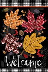 LAR716 - Welcome Fall Leaves - 12x18