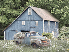 LD3314 - The Old Blue Barn - 16x12