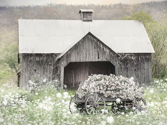 Lori Deiter LD3689 - LD3689 - Country Life for Me - 16x12 Countryside, Field, Wildflowers, Nature, Landscape, Pastoral, Greenery from Penny Lane