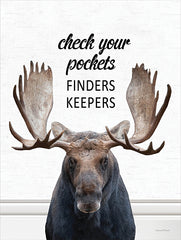 LET1334 - Check Your Pockets Moose - 12x16