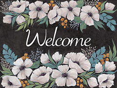 MN361 - Welcome Floral    - 16x12