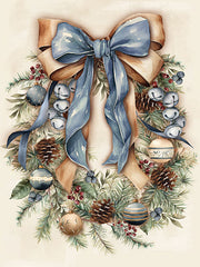 MOL2939 - Dusty Blue Christmas Wreath - 12x16