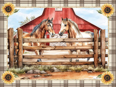 ND888 - Fence Line Friends - 16x12