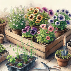 ND921 - Spring Flowers - 12x12