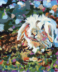 PP130 - Long-Eared Snuggle Bunny - 12x16