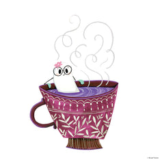 RN685 - Ghost Soaking in a Mug - 12x12